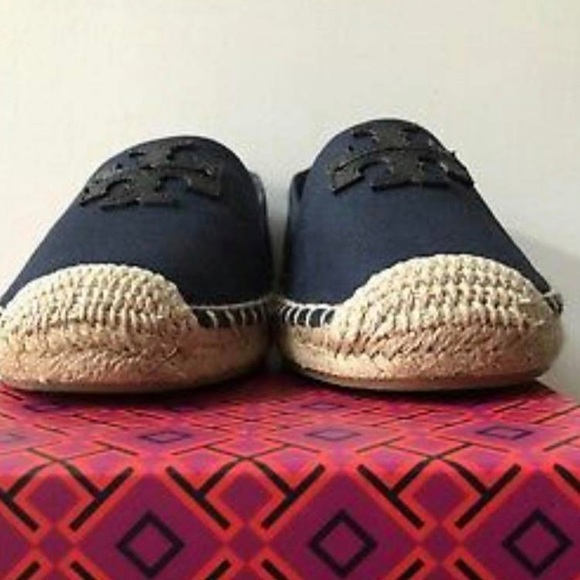 TORY BURCH WESTON CANVAS New
ESPADRILLES * - Picture 2 of 3